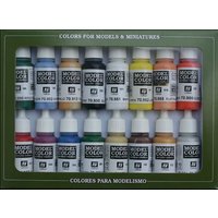 Model Color Set Basic Colors U.S.A. (16) von Acrylicos Vallejo