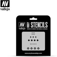 Schablone, Deutsche WWIIPanzer Schablone, Deutsche WWIIPanzer von Acrylicos Vallejo