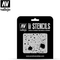Schablone, Spritzer & Flecken von Acrylicos Vallejo