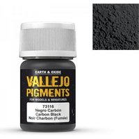 Vallejo Pigment Carbon Black 30ml von Acrylicos Vallejo
