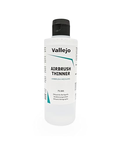 Vallejo VJ71161 Airbrush Verdünner, 200 ml (1er Pack) von Acrylicos Vallejo