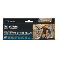 WizKids Champions of the Realm - Farb-Set 8 x 8 ml von Acrylicos Vallejo