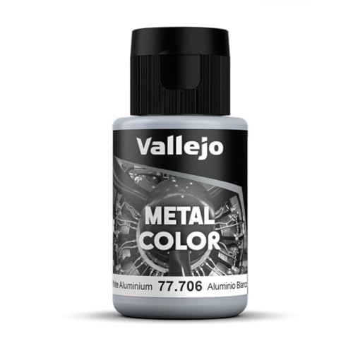 acrylicos Vallejo (32 ml "weiß Aluminium" Metall Farbe acrylicos Vallejo (32 ml "weiß Aluminium" Metall Farbe von Vallejo