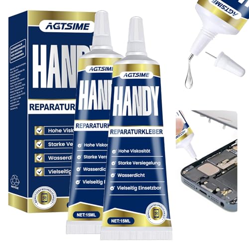 Handy Display Kleber, 15ml*2 Handy Kleber Extra Stark, Toluolfreier Display Kleber Mächtiger Mehrzweckkleber für Elektronik, Gehäuseteile, Display, Touchscreen Handy Display Kleber, 15ml*2 Handy Kleber Extra Stark, Toluolfreier Display Kleber Mächtiger Mehrzweckkleber für Elektronik, Gehäuseteile, Display, Touchscreen von Actsime