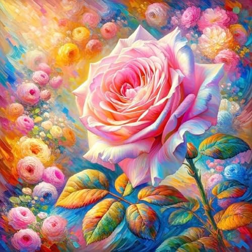 Acudotr Blume Diamond Painting Erwachsene Set, 5D Diamant Painting Kits Bilder für Erwachsene, DIY Diamant Malerei Diamond Art Kits Set für Wanddekor, 30x30cm Acudotr Blume Diamond Painting Erwachsene Set, 5D Diamant Painting Kits Bilder für Erwachsene, DIY Diamant Malerei Diamond Art Kits Set für Wanddekor, 30x30cm von Acudotr