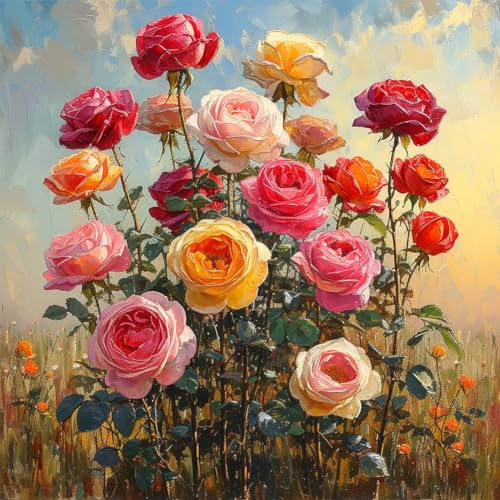 Acudotr Diamond Painting Erwachsene Set, 5D Diamant Painting Kits Bilder für Erwachsene, DIY Diamant Malerei Diamond Art Kits Set für Wanddekor, Blume, 30x30cm Acudotr Diamond Painting Erwachsene Set, 5D Diamant Painting Kits Bilder für Erwachsene, DIY Diamant Malerei Diamond Art Kits Set für Wanddekor, Blume, 30x30cm von Acudotr