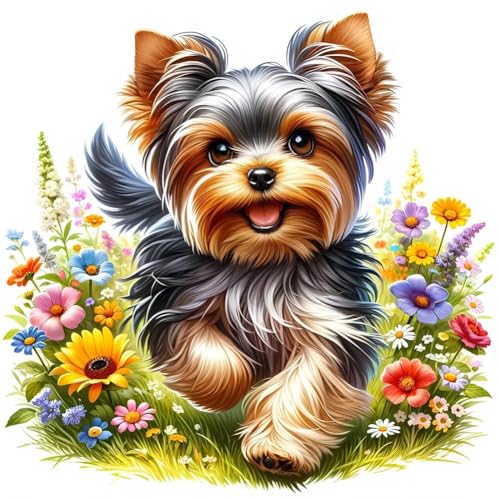 Acudotr Diamond Painting Erwachsene Set, 5D Diamant Painting Kits Bilder für Erwachsene, DIY Diamant Malerei Diamond Art Kits Set für Wanddekor, Hund, 30x30cm Acudotr Diamond Painting Erwachsene Set, 5D Diamant Painting Kits Bilder für Erwachsene, DIY Diamant Malerei Diamond Art Kits Set für Wanddekor, Hund, 30x30cm von Acudotr