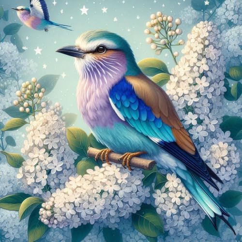 Acudotr Vogel Diamond Painting Erwachsene Set, 5D Diamant Painting Kits Bilder für Erwachsene, DIY Diamant Malerei Diamond Art Kits Set für Wanddekor, 30x30cm Acudotr Vogel Diamond Painting Erwachsene Set, 5D Diamant Painting Kits Bilder für Erwachsene, DIY Diamant Malerei Diamond Art Kits Set für Wanddekor, 30x30cm von Acudotr