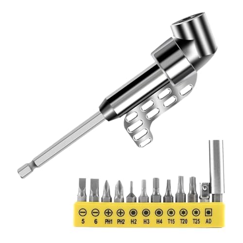 Acunny Ang-Schraubendreher-Adapter, 90-Grad-Bohrer-Adapter – Bit-Zubehör für die Reparatur | 105-Grad-Winkelbohr-Bit-Adapter für Schraubendreher, ideal für zu Hause Acunny Ang-Schraubendreher-Adapter, 90-Grad-Bohrer-Adapter – Bit-Zubehör für die Reparatur | 105-Grad-Winkelbohr-Bit-Adapter für Schraubendreher, ideal für zu Hause von Acunny