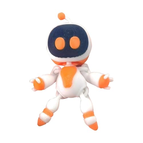 Acunny Astronauten-Figuren für Les, 3D-gedrucktes Astronautenspielzeug, kreativer Astronaut mit Gelenken, 3D-Druck – lustige Sammlung, Ornamente, Schlüsselanhänger mit Gelenken von Acunny