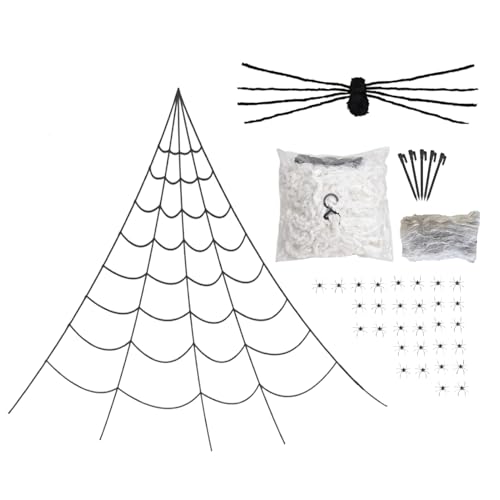 Acunny Halloween Spinne | Behaarte Spinnen Elastische Spinnweben,Große Deko Für Garten Terrasse Wohnzimmer Balkon Party Innen- Und Außenbereich Acunny Halloween Spinne | Behaarte Spinnen Elastische Spinnweben,Große Deko Für Garten Terrasse Wohnzimmer Balkon Party Innen- Und Außenbereich von Acunny