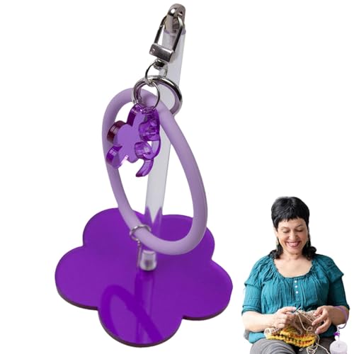Acunny Handgelenkhalter für Haken, Drahthalter am Handgelenk | Blumenfrucht-Kugelspange mit Silikonarmband, Aufbewahrung des Organizers aus Wolle, Spinner Minder Stand von Acunny