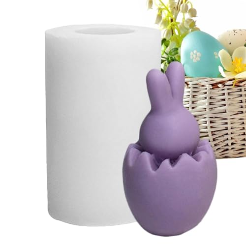 Acunny Kaninchen Silikon Seifenform, Osterkerzenformen, Hasenei-Ei-Muschel Gipsform, Backform für Duftkerze, Seifenherstellung, , Harzguss Acunny Kaninchen Silikon Seifenform, Osterkerzenformen, Hasenei-Ei-Muschel Gipsform, Backform für Duftkerze, Seifenherstellung, , Harzguss von Acunny