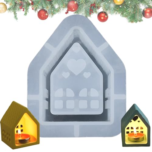 Acunny Love House Kerzenständer Silikonform Kerzenständer Form Love House Kerzenhalter Formen für Harz Gießform Kerzenhalter Dekoration für Zuhause Acunny Love House Kerzenständer Silikonform Kerzenständer Form Love House Kerzenhalter Formen für Harz Gießform Kerzenhalter Dekoration für Zuhause von Acunny