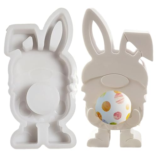 Acunny Ostern stehende Kaninchen Silikonform, stehende Osterhasenform, Harzformformen | Silikonform für robuste Desktop-Verzierung, kreative Seifenformen hergestellt Acunny Ostern stehende Kaninchen Silikonform, stehende Osterhasenform, Harzformformen | Silikonform für robuste Desktop-Verzierung, kreative Seifenformen hergestellt von Acunny