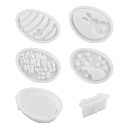 Acunny Osterseifenformen aus Silikon, Osterformen aus Silikon, handgefertigte Formen | Hohlform aus Silikon und Gips, Kerzenhalter aus Osterbeton, Harzformform, Ornamente Acunny Osterseifenformen aus Silikon, Osterformen aus Silikon, handgefertigte Formen | Hohlform aus Silikon und Gips, Kerzenhalter aus Osterbeton, Harzformform, Ornamente von Acunny