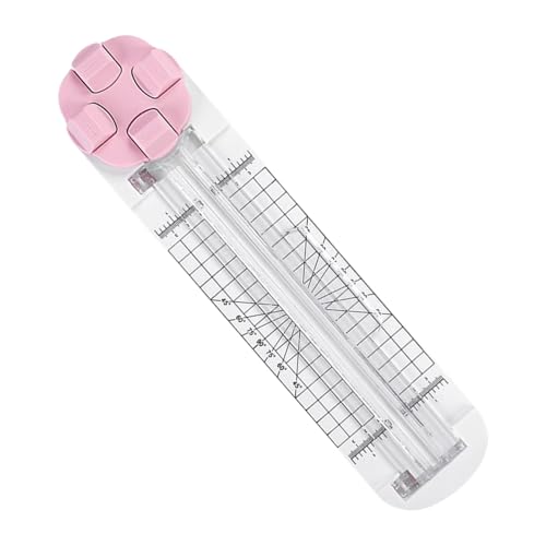 Acunny Papierschneider für Handwerk, 4 in 1 Multifunktions-Papierschneider, Coupons für Büro, Badezimmer, Weihnachtsklasse, Empfang, Scrapbooking, Geschenkverpackung von Acunny