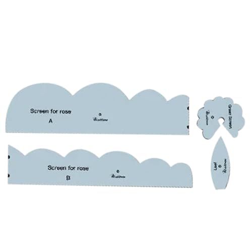 Acunny Rose Schablone in Rosa, Flower Craft Die Cuts Template Set – Blumen-Schablonen-Applikationen zum Quilten von Kleidung Acunny Rose Schablone in Rosa, Flower Craft Die Cuts Template Set – Blumen-Schablonen-Applikationen zum Quilten von Kleidung von Acunny