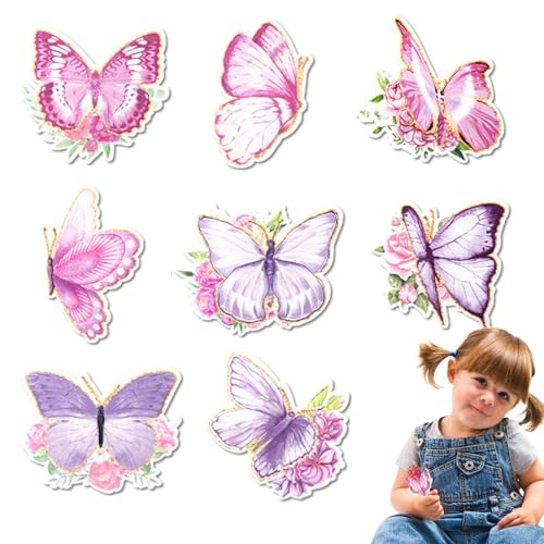 Acunny Schmetterlings-Schnullerhalter, Schmetterlings-Stanzschablonen, bunte Lutscher-Etiketten, 8-fache Schmetterlingsschablonen, Papieralbum Kartendekoration für Geburtstagsfeiern Acunny Schmetterlings-Schnullerhalter, Schmetterlings-Stanzschablonen, bunte Lutscher-Etiketten, 8-fache Schmetterlingsschablonen, Papieralbum Kartendekoration für Geburtstagsfeiern von Acunny