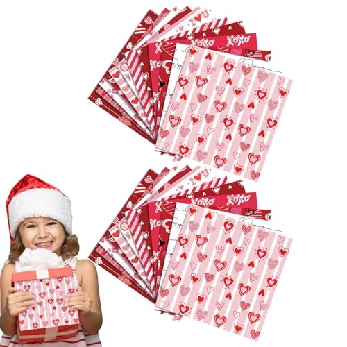 Acunny Scrapbook Papier, Herz, Scrapbook Valentinstag, Scrapbookpapier, Spezialpapier Valentinstag – doppelseitiges Kartonpapier in Herzform für Fotoalbum Acunny Scrapbook Papier, Herz, Scrapbook Valentinstag, Scrapbookpapier, Spezialpapier Valentinstag – doppelseitiges Kartonpapier in Herzform für Fotoalbum von Acunny