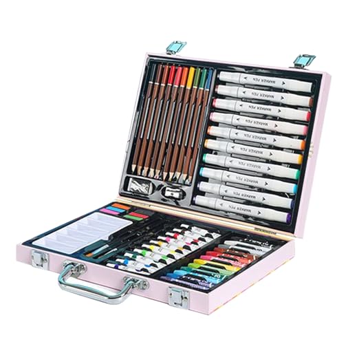 Acunny Set mit Zeichenstiften, Malset mit Markern, kreatives Lernzubehör mit lebendigen Farben für künstlerische Inspiration, Reisen, Urlaubskolonie und Freizeit Acunny Set mit Zeichenstiften, Malset mit Markern, kreatives Lernzubehör mit lebendigen Farben für künstlerische Inspiration, Reisen, Urlaubskolonie und Freizeit von Acunny