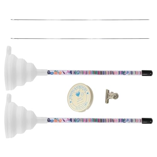 Acunny Trichter mit Perlennadel, Trichter für Perlenarmband, Schmuckherstellung, professionelle Trichterwerkzeuge für Tonarmbänder, Schmuck, Armbänder, Halskette, Halskette von Acunny