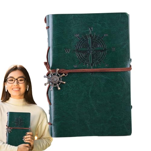 Acunny Vintage-Notizbuch | weiches Notizbuch mit flexibler Bindung, Retro-Kalender und wesentliches Zubehör für Arbeit, Studium, Zuhause von Acunny