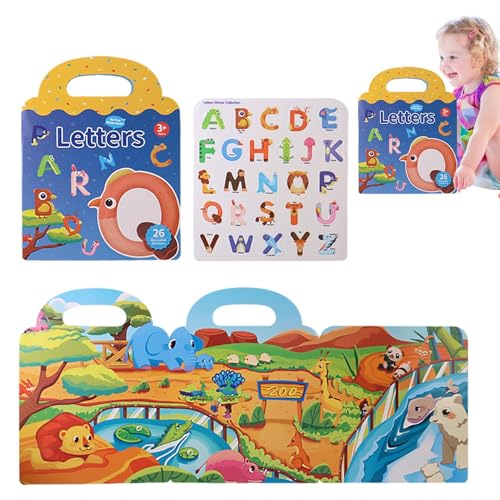 Acunny Wasserfestes Stickerbuch, wiederverwendbar, leise, englische Wörter, Aufkleber | ruhige Zeitaktivitäten, Lernspielzeug für Kinder Acunny Wasserfestes Stickerbuch, wiederverwendbar, leise, englische Wörter, Aufkleber | ruhige Zeitaktivitäten, Lernspielzeug für Kinder von Acunny
