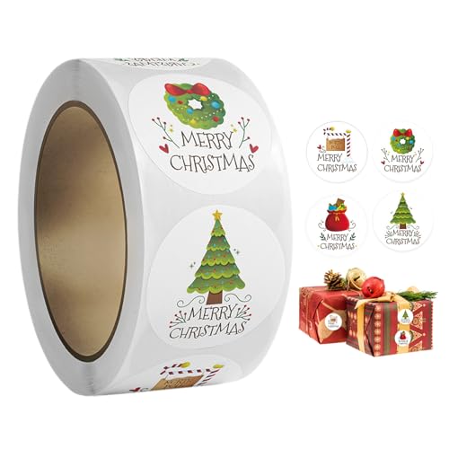 Acunny Weihnachtsetiketten Rolle,Weihnachts Winter Urlaub Etiketten Rollen - Verschlussetiketten Papier Geschenkpapier Zubehör Für Geschenktüten Umschläge Weihnachtsfeier Acunny Weihnachtsetiketten Rolle,Weihnachts Winter Urlaub Etiketten Rollen - Verschlussetiketten Papier Geschenkpapier Zubehör Für Geschenktüten Umschläge Weihnachtsfeier von Acunny