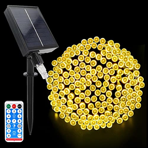 Acxilexy Solar Lichterkette Aussen, 22M 200 LED Weihnachten Lichterketten, 8 Lichtmodi, Fernbedienung&Timer, IP65 Wetterfest Solar Lichterkette Deko für Balkon Garten Weihnachten Acxilexy Solar Lichterkette Aussen, 22M 200 LED Weihnachten Lichterketten, 8 Lichtmodi, Fernbedienung&Timer, IP65 Wetterfest Solar Lichterkette Deko für Balkon Garten Weihnachten von Acxilexy