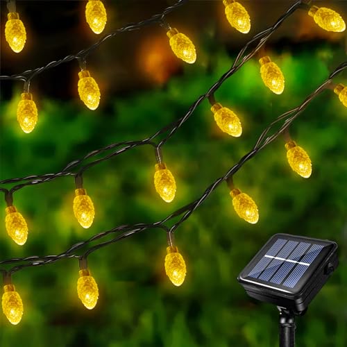 Acxilexy Solar Weihnachts Lichterkette 12 m 100 LEDs Tannenzapfen Lichterkette Wasserdicht Lichterkette Außen Solar Tannenzapfen Lichterkette Weihnachtsbeleuchtung für Weihnachtsfeier Dekoration Acxilexy Solar Weihnachts Lichterkette 12 m 100 LEDs Tannenzapfen Lichterkette Wasserdicht Lichterkette Außen Solar Tannenzapfen Lichterkette Weihnachtsbeleuchtung für Weihnachtsfeier Dekoration von Acxilexy