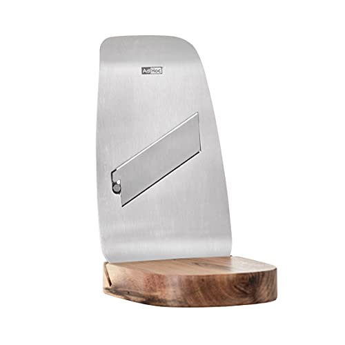 AdHoc GG12 Gourmet-Hobel für Käse und Gemüse mit Holzständer TUFO, Edelstahl/Akazienholz AdHoc GG12 Gourmet-Hobel für Käse und Gemüse mit Holzständer TUFO, Edelstahl/Akazienholz von AdHoc