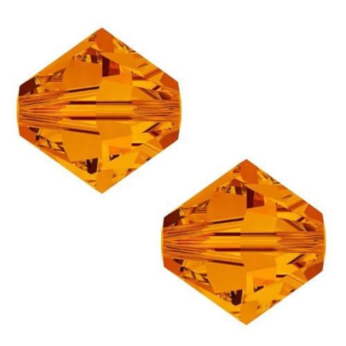 Adabele Austrian Kristallperlen, 6 mm, facettiert, Doppelkegel, Orange, Sonne, kompatibel mit Swarovski-Kristallen, Preciosa 5301/5328 SSB612, 100 Stück Adabele Austrian Kristallperlen, 6 mm, facettiert, Doppelkegel, Orange, Sonne, kompatibel mit Swarovski-Kristallen, Preciosa 5301/5328 SSB612, 100 Stück von Adabele