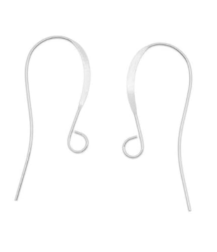 Adabele CF244-1 hypoallergene, starke Fisch-Ohrring-Haken, mit Sterlingsilber beschichtet, 0,8 mm, 20 Gauge, für DIY-Handwerk, Ohrringe, Schmuckherstellung, 50 Stück Adabele CF244-1 hypoallergene, starke Fisch-Ohrring-Haken, mit Sterlingsilber beschichtet, 0,8 mm, 20 Gauge, für DIY-Handwerk, Ohrringe, Schmuckherstellung, 50 Stück von Adabele