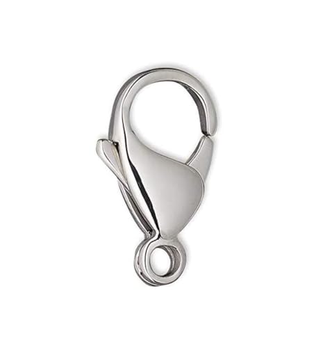 Adabele SJF12-1 Chirurgenstahl der Güteklasse 304, 20 mm, Karabinerverschluss, hypoallergen, für Schmuckherstellung, 20 Stück Adabele SJF12-1 Chirurgenstahl der Güteklasse 304, 20 mm, Karabinerverschluss, hypoallergen, für Schmuckherstellung, 20 Stück von Adabele