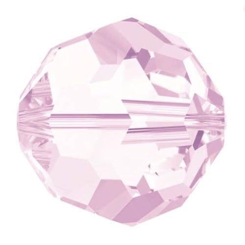 Adabele österreichische facettierte lose runde Kristallperlen, 10 mm, kompatibel mit 5000 Swarovski-Kristallen, Preciosa SS2R-1003, 50 Stück von Adabele