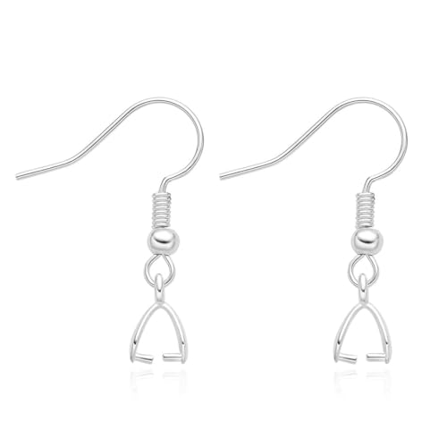 CF74-1 Adabele Silber Fisch-Ohrring-Haken, Ohrdraht, Bügelverschluss, Schmuckzubehör für DIY Handwerk, Ohrringe, Schmuckherstellung, 100 Stück CF74-1 Adabele Silber Fisch-Ohrring-Haken, Ohrdraht, Bügelverschluss, Schmuckzubehör für DIY Handwerk, Ohrringe, Schmuckherstellung, 100 Stück von Adabele
