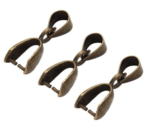 CF75-2 Anhänger-Verschlüsse, 18 mm, Anlaufschutz, Antik-Bronze, für Bastelarbeiten, Schmuckherstellung, 50 Stück CF75-2 Anhänger-Verschlüsse, 18 mm, Anlaufschutz, Antik-Bronze, für Bastelarbeiten, Schmuckherstellung, 50 Stück von Adabele