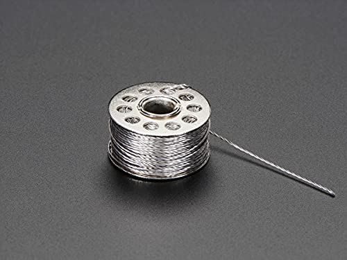 Adafruit Stainless Medium Conductive Thread - 3 ply - 18 meter/60 ft [ADA641] von Adafruit