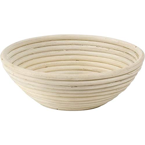 Gärkorb rund, Peddigrohr, Höhe: 85 mm, ø: 230 mm von Adam Schmidt