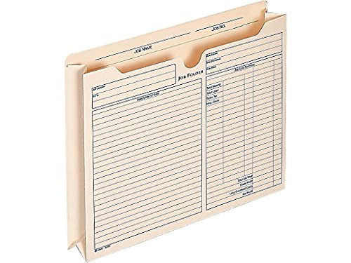 Adams 5,1 cm erweiterbare Auftragsmappe, 24,1 x 29,5 cm, Manila, 15 Stück pro Packung (9294E) von Adams