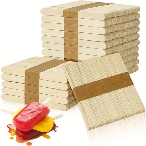 Addein 100 Stück Holzstäbchen, Eisstiele aus Holz, Holzspatel Zum Basteln, Eisstiele aus Holz Zum Basteln, Holzstiele für Eis am Stiel 93 x 10 mm Addein 100 Stück Holzstäbchen, Eisstiele aus Holz, Holzspatel Zum Basteln, Eisstiele aus Holz Zum Basteln, Holzstiele für Eis am Stiel 93 x 10 mm von Addein