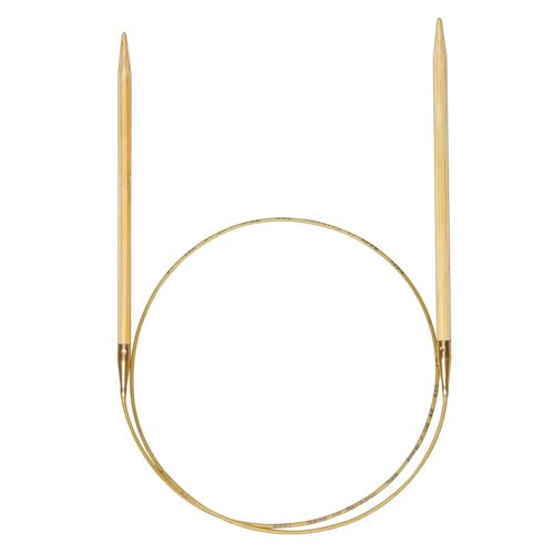 ADDI Rundstricknadel Bamboo, Bambus, Mehrfarbig, 4 von Addi