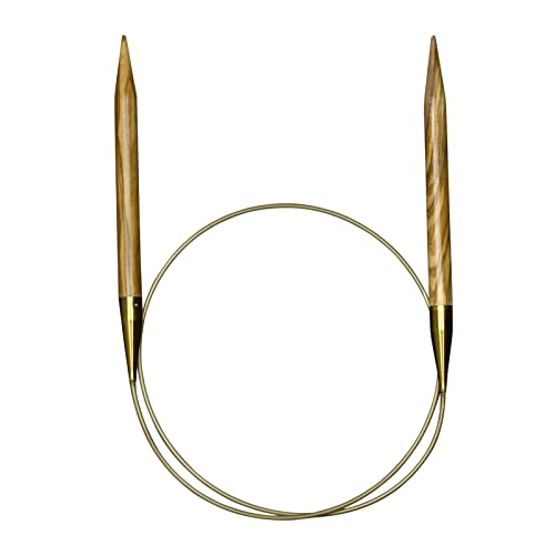 Addi 63007 Rundnadel aus Olivenholz, 40 cm x 5,0 mm, Holz, grün, 5 mm Addi 63007 Rundnadel aus Olivenholz, 40 cm x 5,0 mm, Holz, grün, 5 mm von Addi