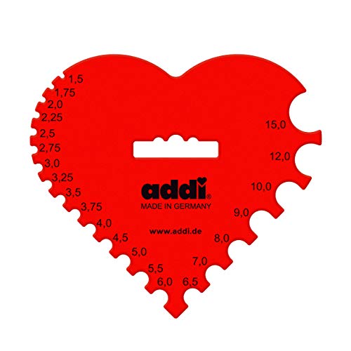 Addi AD4097 Heart Gauge, Kunststoff, One Size, Einheitsgröße von Addi
