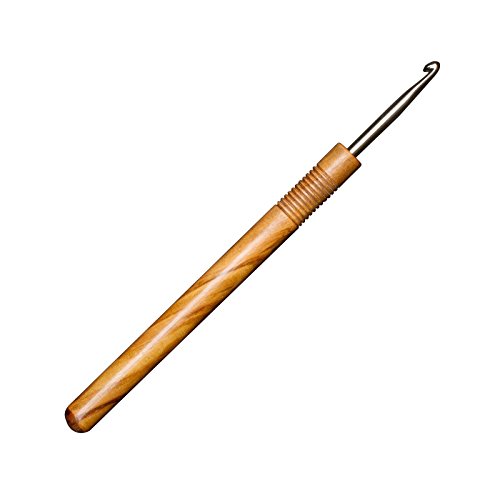 Addi AD5777015-3.00 Häkelnadel, Plastic, Brown, 15 cm Länge x 3 mm Stärke von Addi