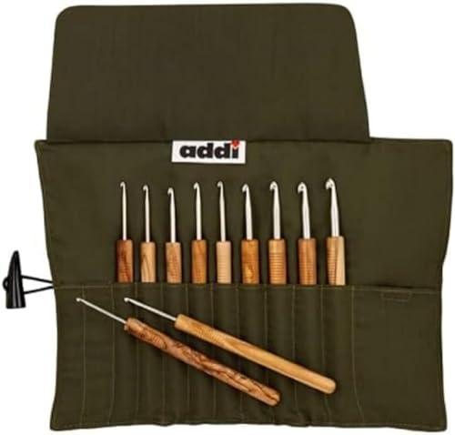 Addi - Addi Wrap Olivenholz (2,00-6,00 mm) Häkchen Hakengehäuse - 1 Stück von Gustav Selter GmbH & Co. KG