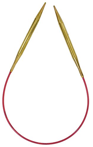 Addi Rundspitze Nadel, Messing, Gold, 40cm x 6mm Addi Rundspitze Nadel, Messing, Gold, 40cm x 6mm von Addi