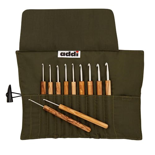 Addi Häkelnadelset Olivenholz 2,00-6,00mm - 1Stk Addi Häkelnadelset Olivenholz 2,00-6,00mm - 1Stk von Addi