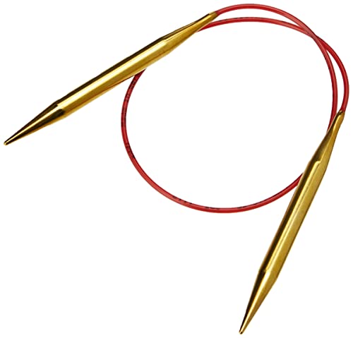 Addi Rundstricknadel, Metall, Gold, 50cm x 7mm Addi Rundstricknadel, Metall, Gold, 50cm x 7mm von Addi